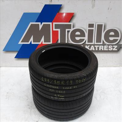 (2db | ÁR/DB)[GYÁRI HASZNÁLT] GOODYEAR - EAGLE F1 | 275/35R19 100Y DOT: 0522 | 4.7MM